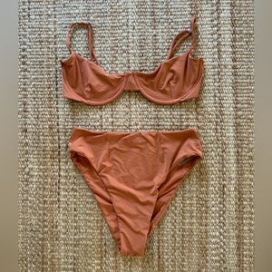 Haight Two Piece Burnt Orange Bikini size M